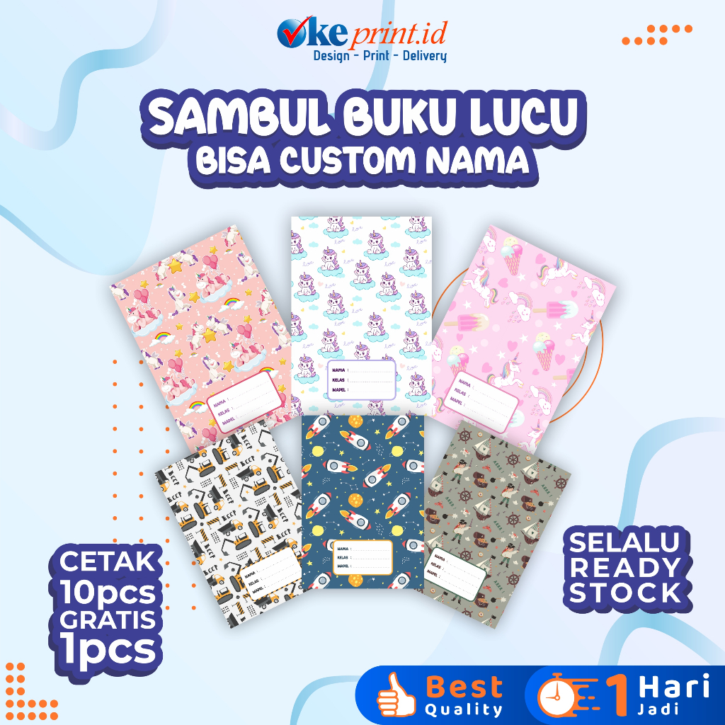 

Sampul Buku Anak | Sampul Buku Lucu | Sampul Buku Custom | Sampul Buku Sekolah - Art Paper