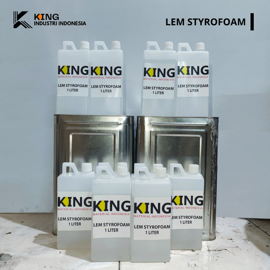 

KING Lem Styrofoam Lem Gabus Polyfoam 1000ml 1 liter