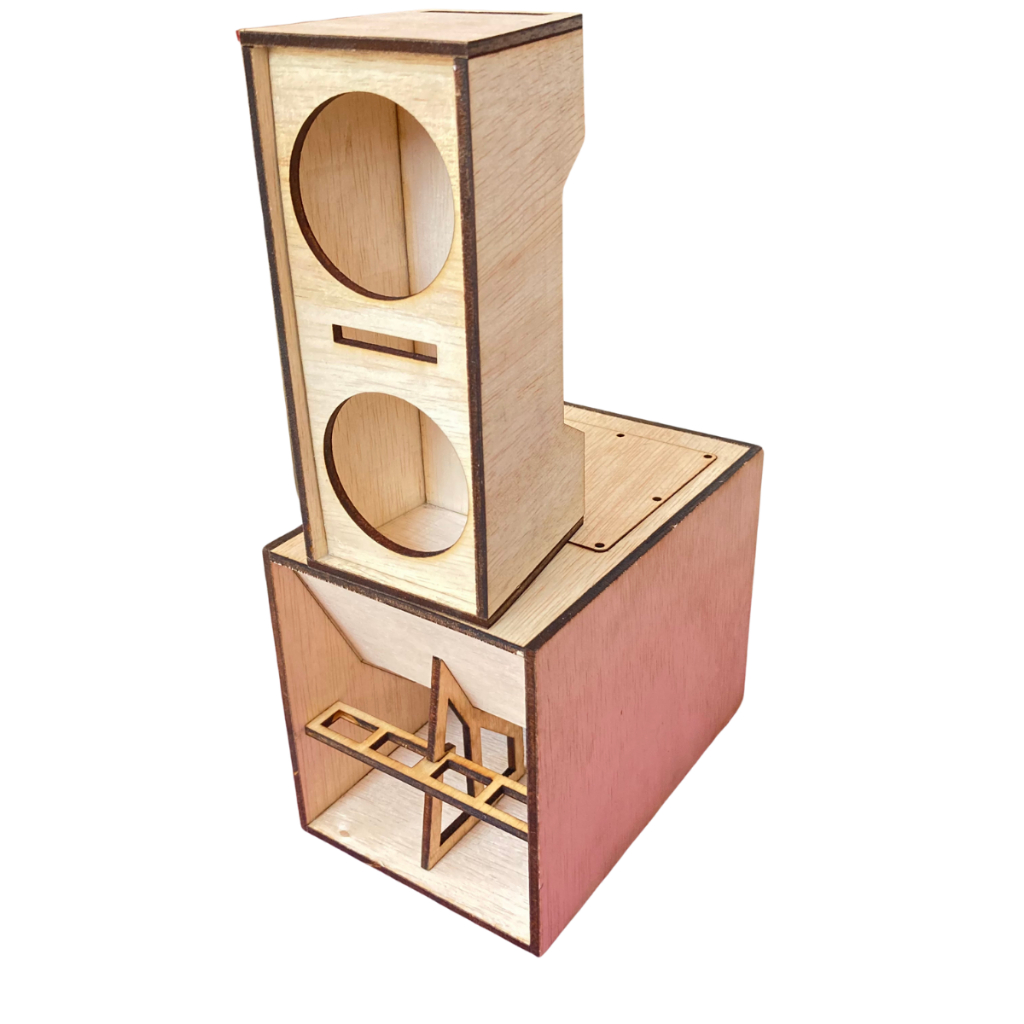 Paket Box Speaker CLA 3 Inch Single dan Line Array 2 Inch Double Ketebalan 4mm Pemotongan CNC Laser 