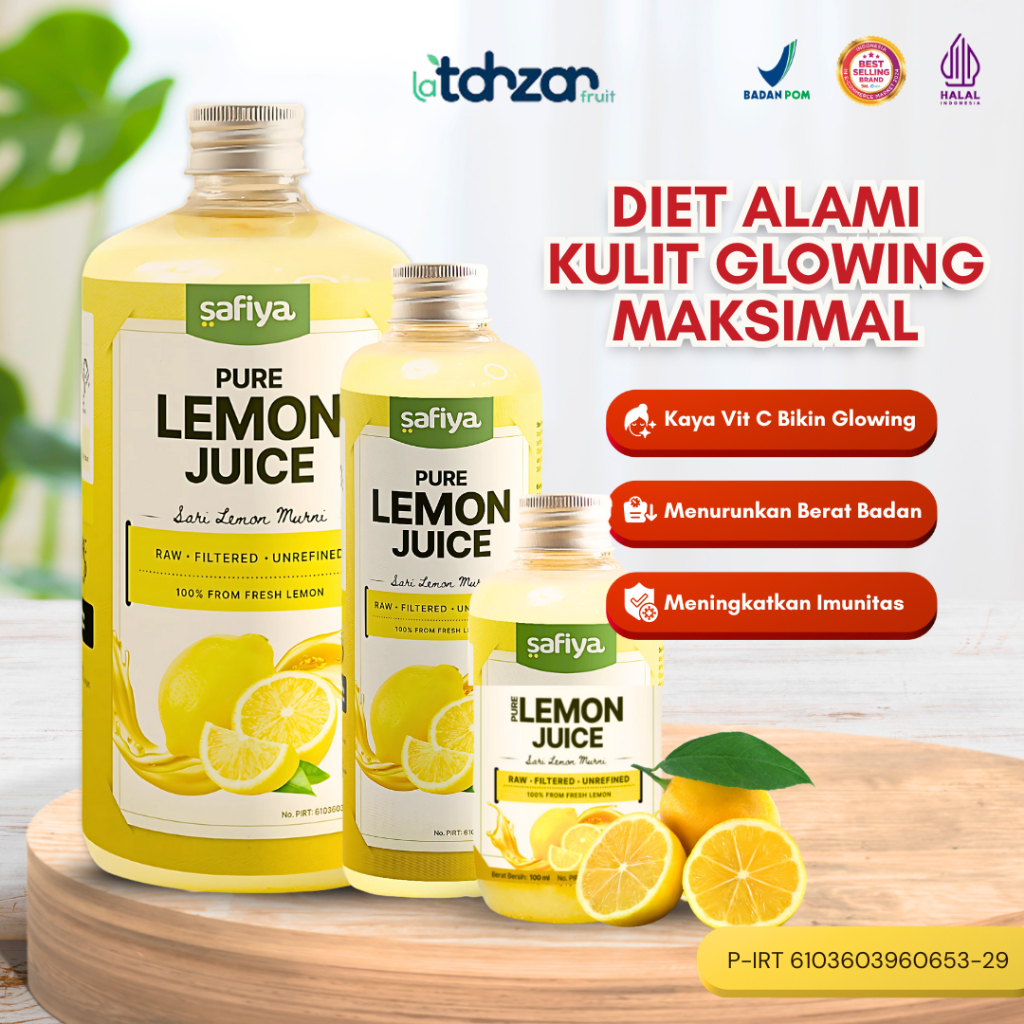 

Sari Lemon Safiya Fresh Juice Diet Alami Efektif Menurunkan Berat Badan dan Detox Tubuh