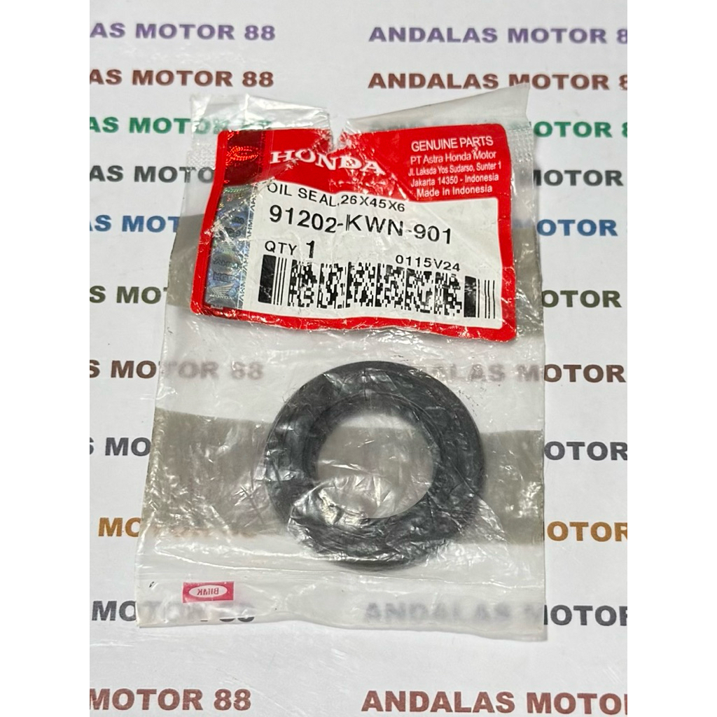 91202-KWN-901 Seal Sil Kruk As CVT Kiri Vario 125 old VARIO 125 150 LED PCX 125 150