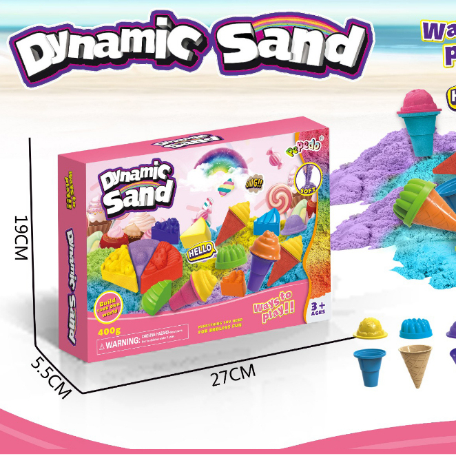 Mainan Pasir Dynamic Sand Ice Cream HW24165467