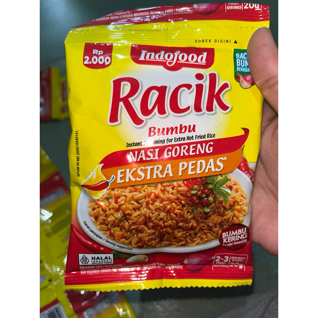 

Racik Nasi goreng Ekstra pedas 1pcs
