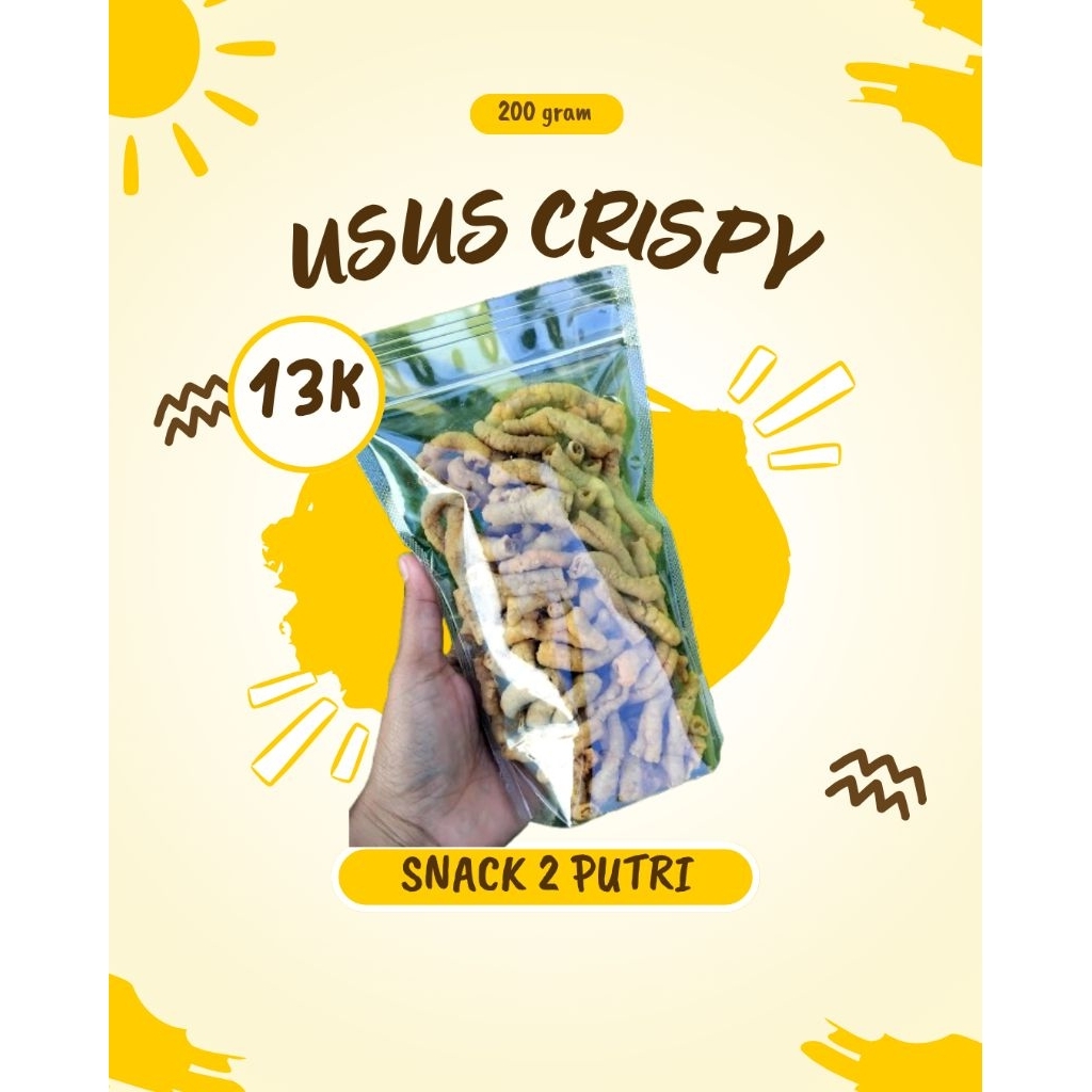 

Keripik Usus Ayam Crispy rasa Original & Balado