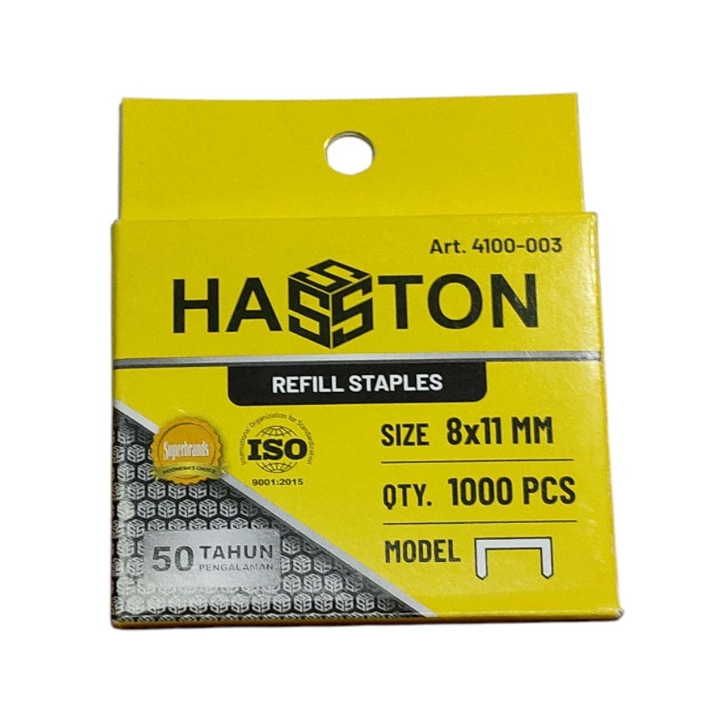 

ANAK HEKTER HASTON 8X11MM ISI 1000 PCS