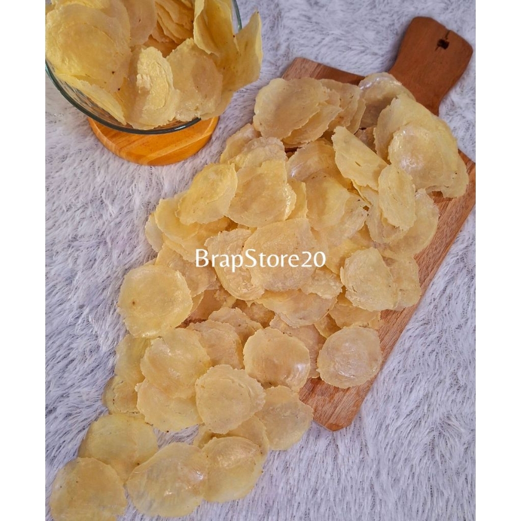 Emping melinjo mentah/keripik emping asli kebumen