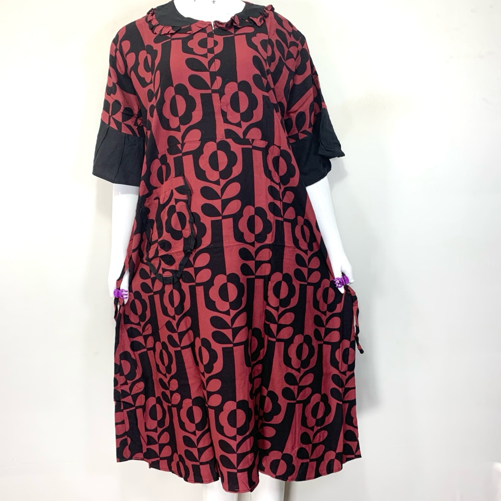 DASTER PEKALONGAN MODEL HAURA | BATIK PEKALONGAN | DASTER MODEL BARU | BUNGA PISANG