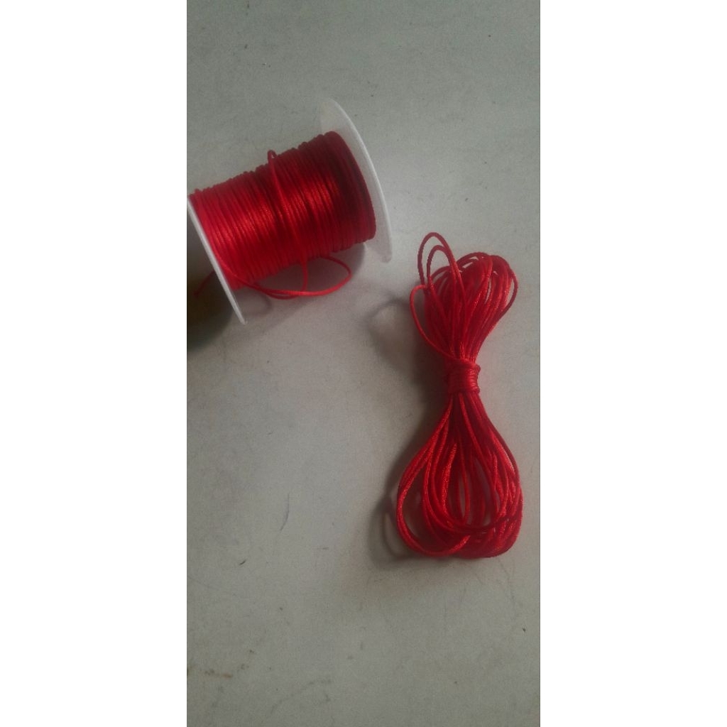 

ecer tali satin merah harga per meter ukuran 1,5mm