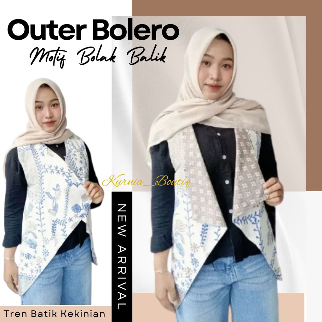 Outer Batik Motif Bolak Balik