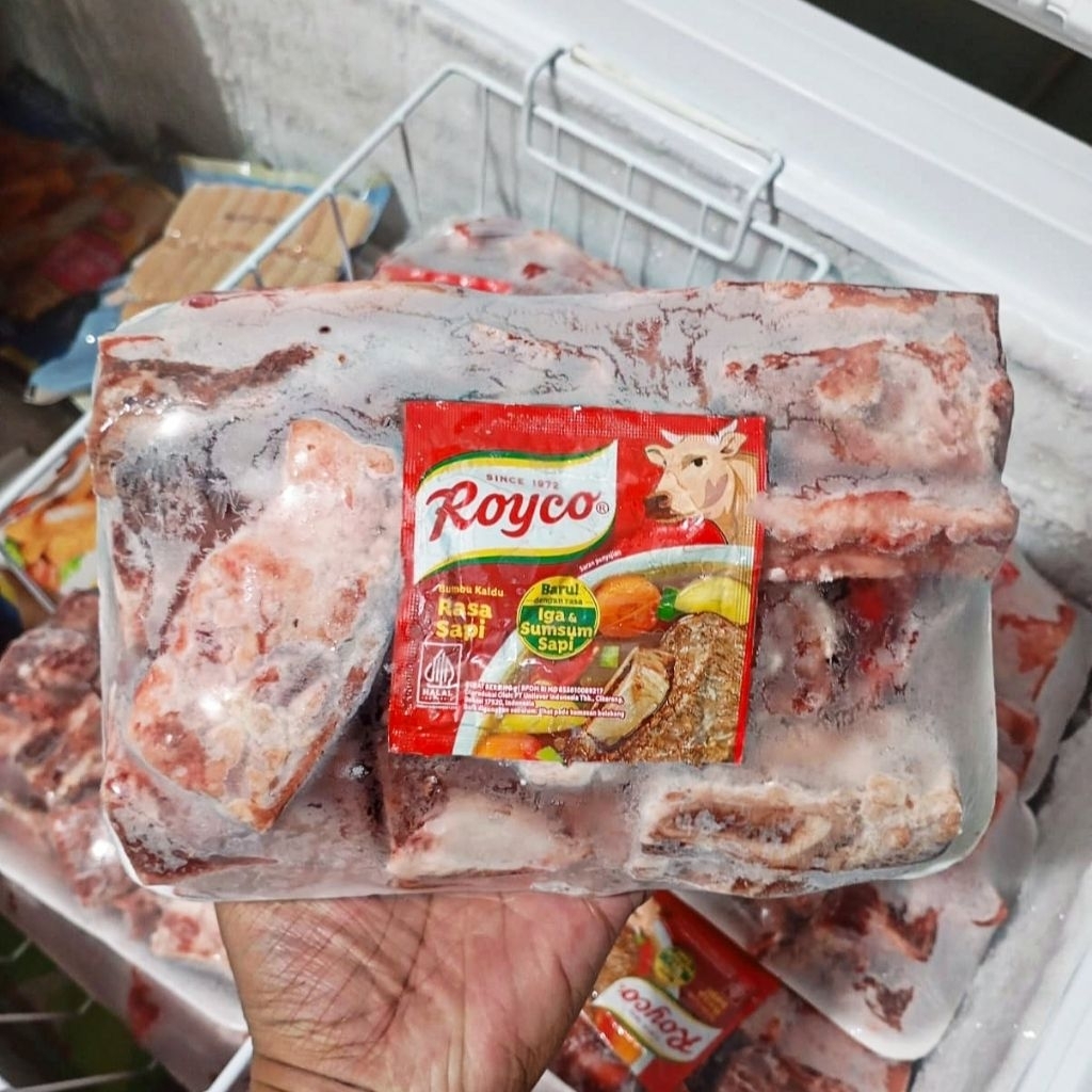 

Tulangan Sapi Fresh 1 kg free bumbu kaldu