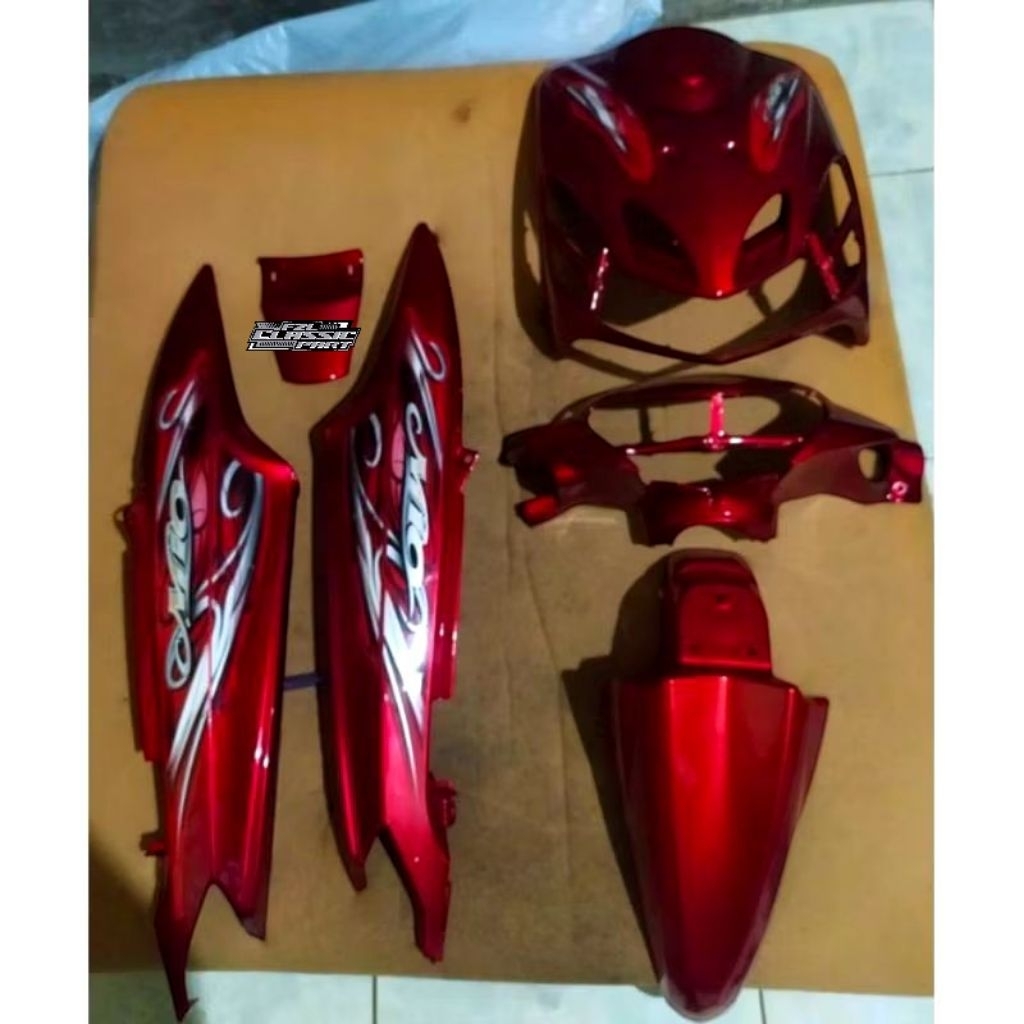 Body Fullset Mio smile merah marun 2011 dek body halus Mio smile Mio new