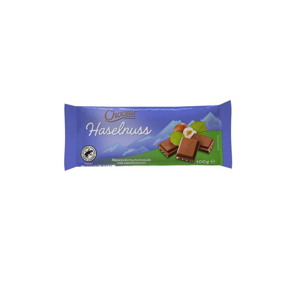 

Choceur Chocolate Bar Jerman Aldi Product, 100gr