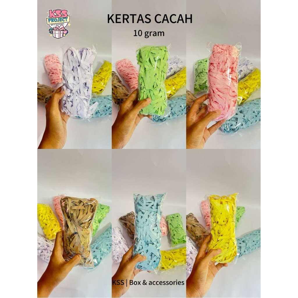 

Kertas cacah / kertas serut / paper shredder / kertas cacah hampers / kertas serut hampers
