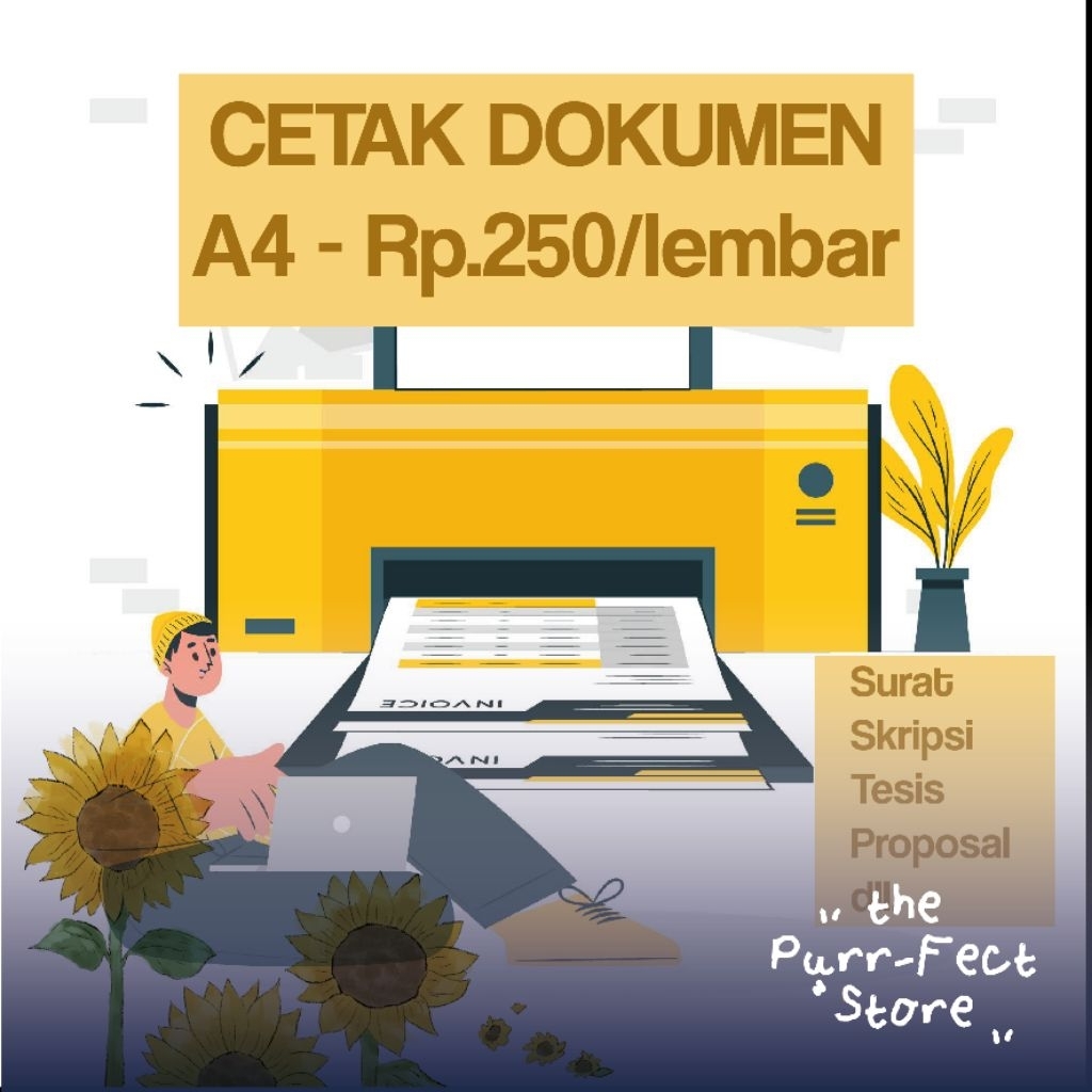 

Cetak Dokumen, Surat, Proposal, dll