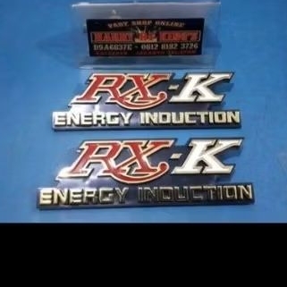 Emblem box aki RXK emblem cover aki RXK presisi logo box aki rxk