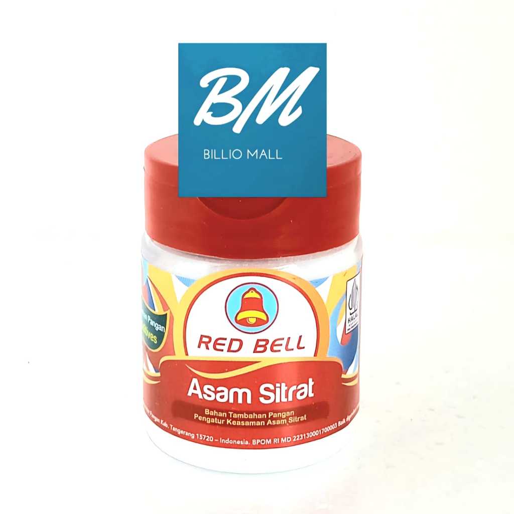 

Red Bell Asam Sitrat 60 gr Citric Acid / Citroen Zuur