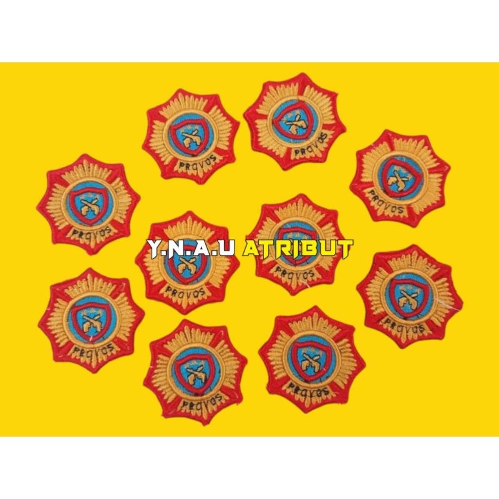 Atribut Pdl Polri Pin Provos Polri Bordir 3D exclusive