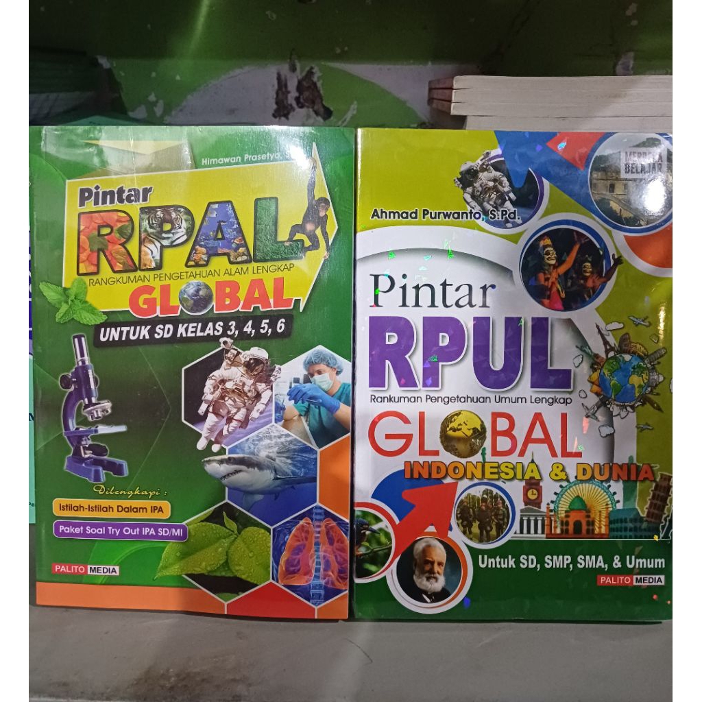 PINTAR RPUL / RPUL GLOBAL INDONESIA & DUNIA, UNTUK SD, SMP, SMA & UMUM