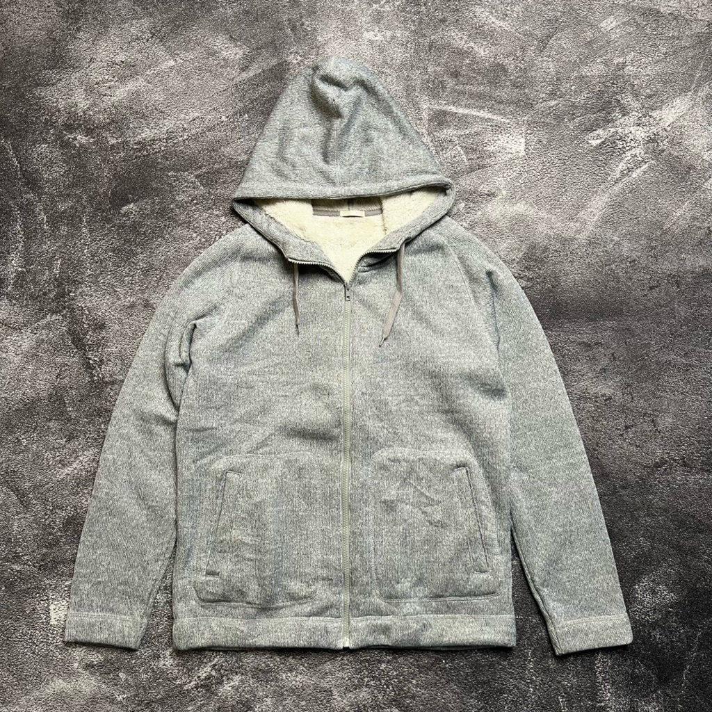 Zip Hoodie GU Sherpa Sz L Original