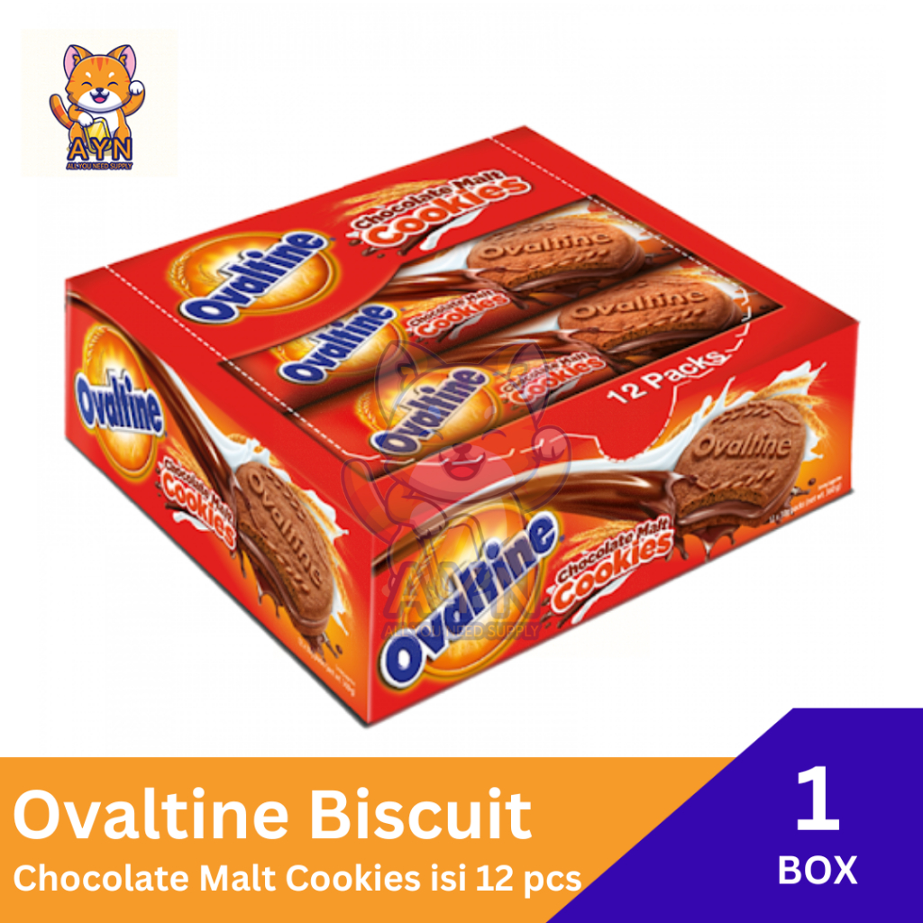 

Ovaltine Chocomalt Cookies [ 1 box isi 12 pcs ]