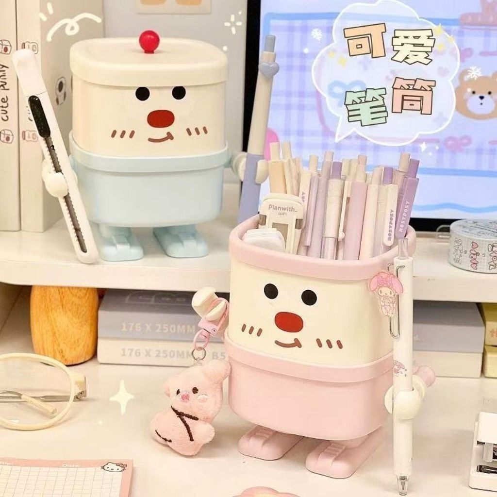 

Tempat Pensil Motif Aesthetic Lucu Desk Organizer Kantor Meja Belajar Lucu