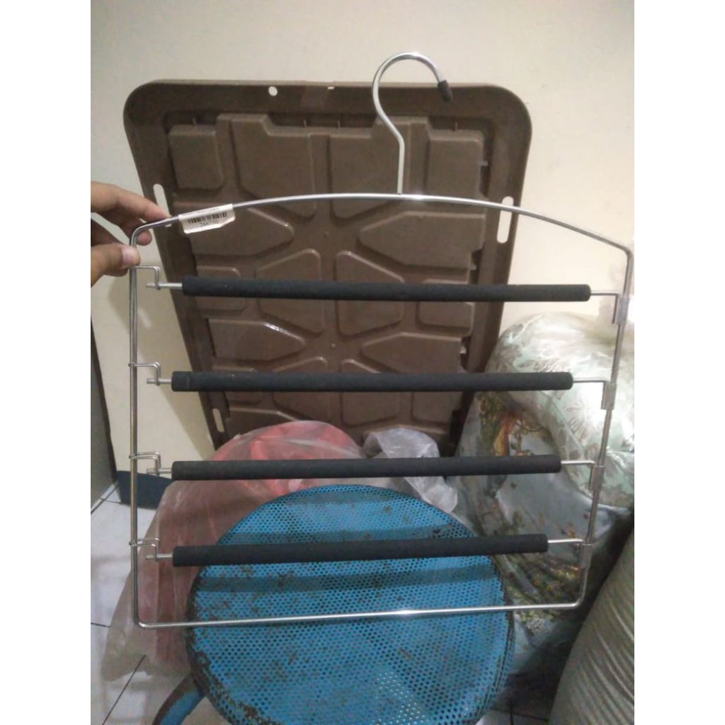 (SECOND) ACE Hardware - Gantungan Busa Hanger Busa Jilbab Gantungan Baju Model Busa - Hitam