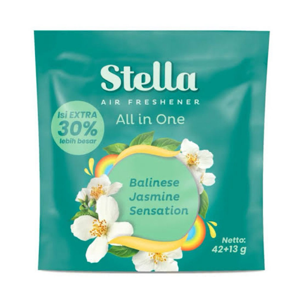 [COD] Stella Balinese Jasmine Sensation Gantung Extra 30% 42+13gr Pengharum Ruangan Stella Jasmine S