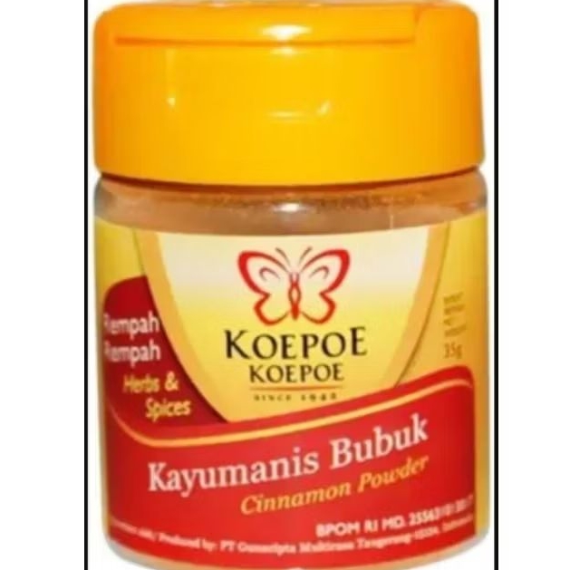 

Kayu Manis Bubuk Powder Koepoe 35gram