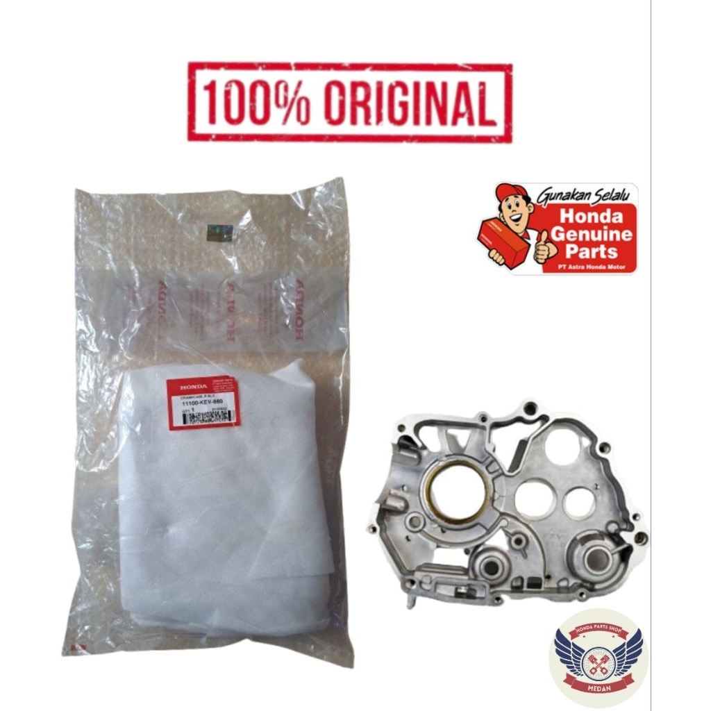 11101KWW740 Crank Case Bak Tengah Kanan Buangan Oli – Revo 110 Injeksi FI , Revo 110 New Absolute Fi