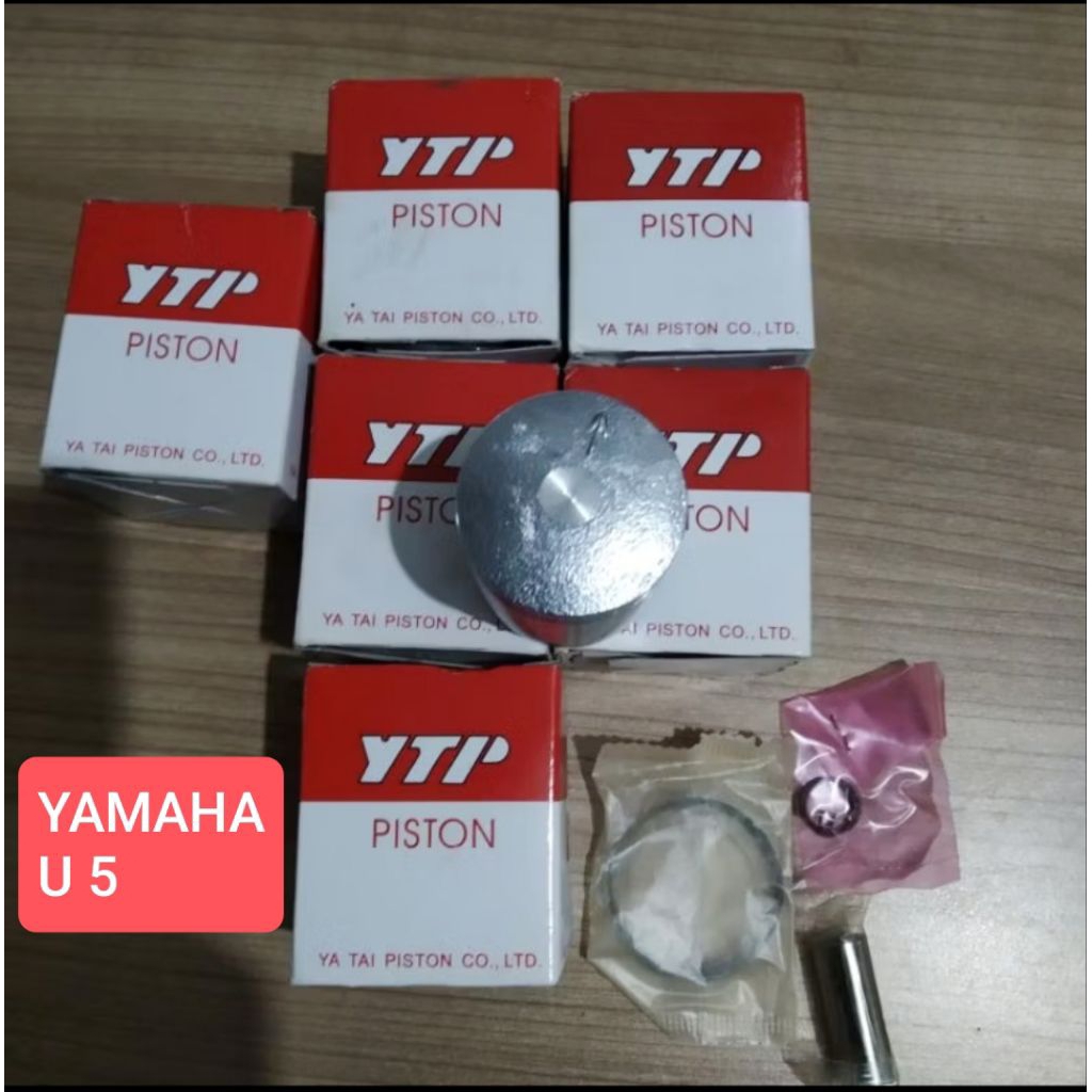 Piston Seker  plus ring reng pir Yamaha U5  U 5 OS  STD  25  s 50  s 75   pnp Sanex  2 Tak mesin pot