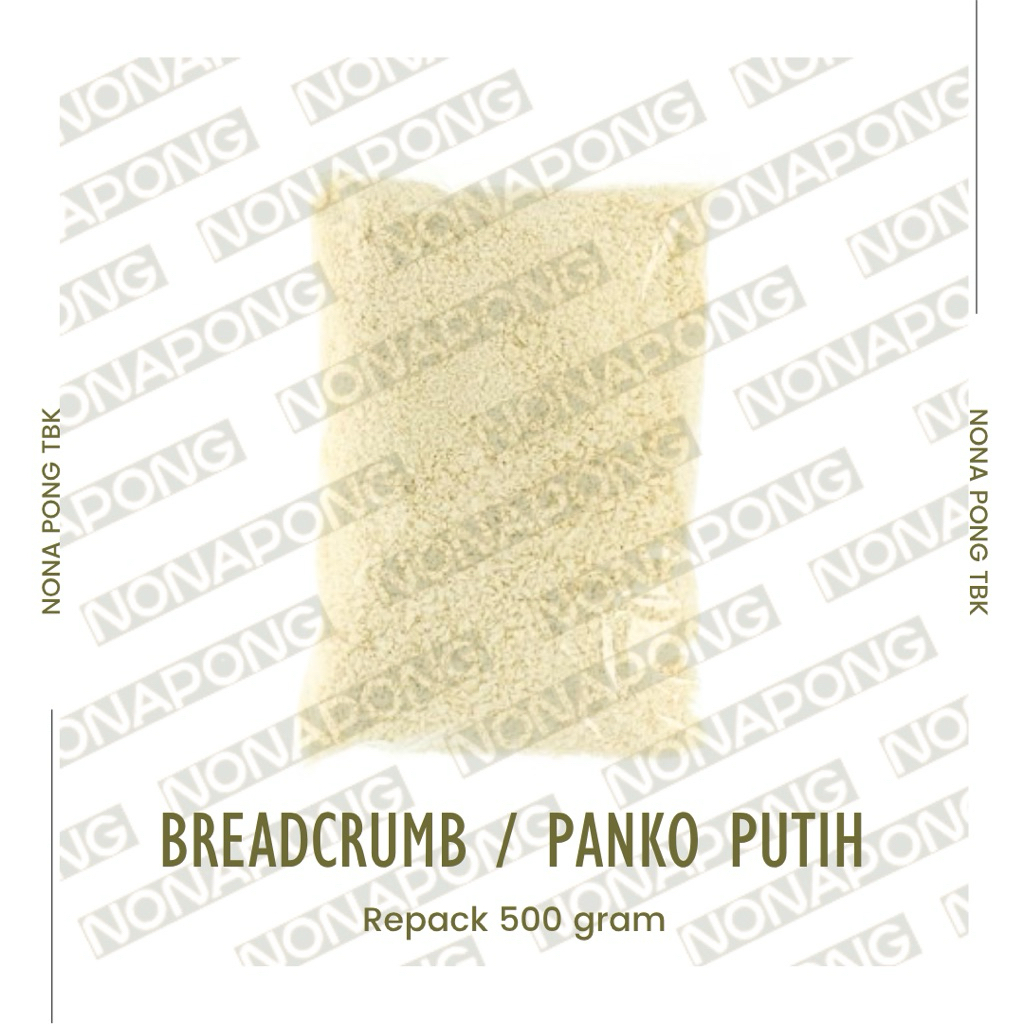 

tepung panko | bread crumb | tepung katsu | tepung panko putih | bread crumb putih | white bread crumb | tepung panko putih 500gram | bread crumb putih 500gram