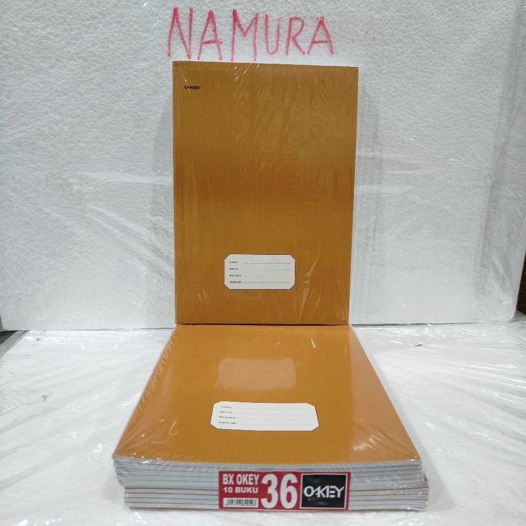 

1 Pak Buku Tulis Cover Coklat 36 Lembar Boxy Panjang