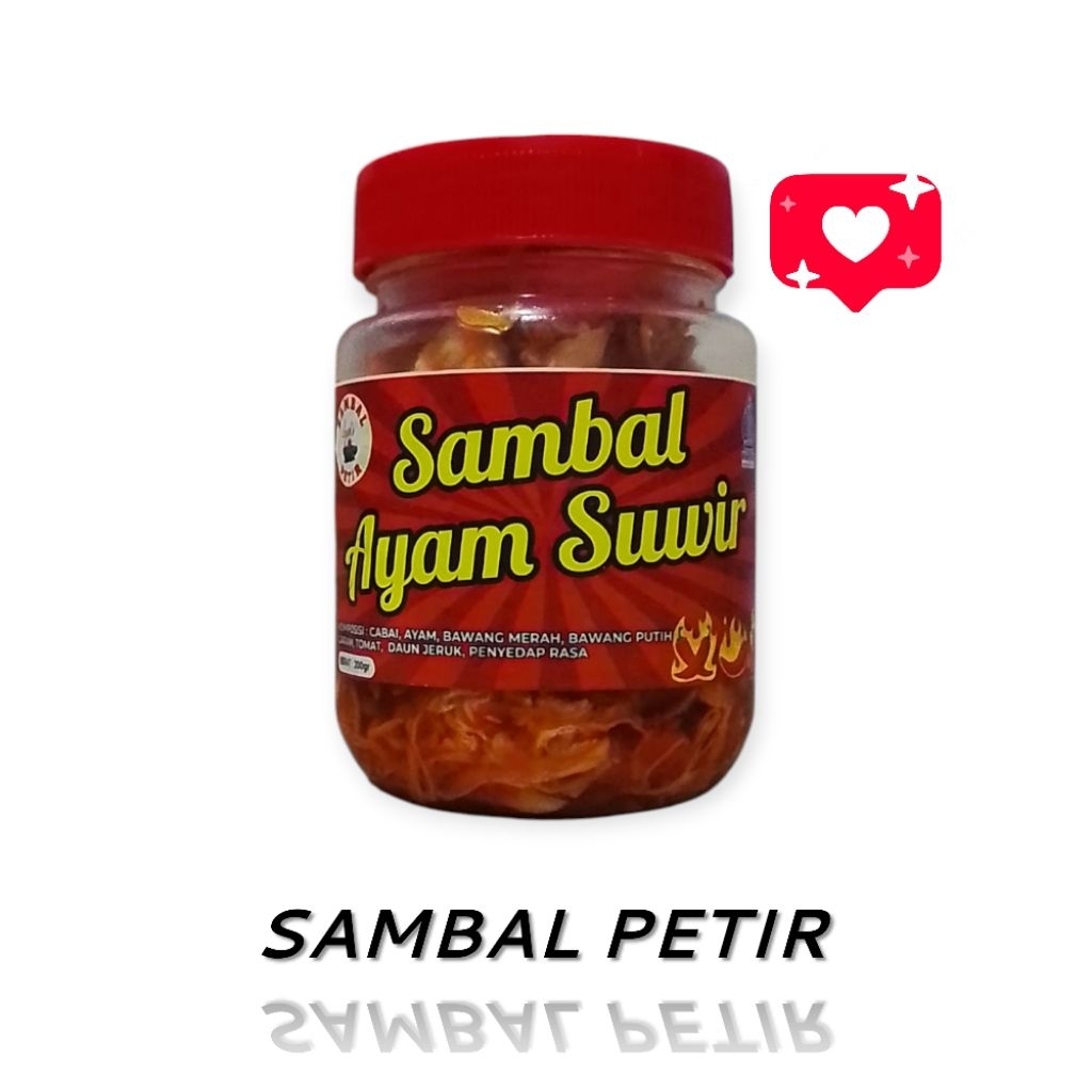 

Sambel petir ayam suwir 200 gram