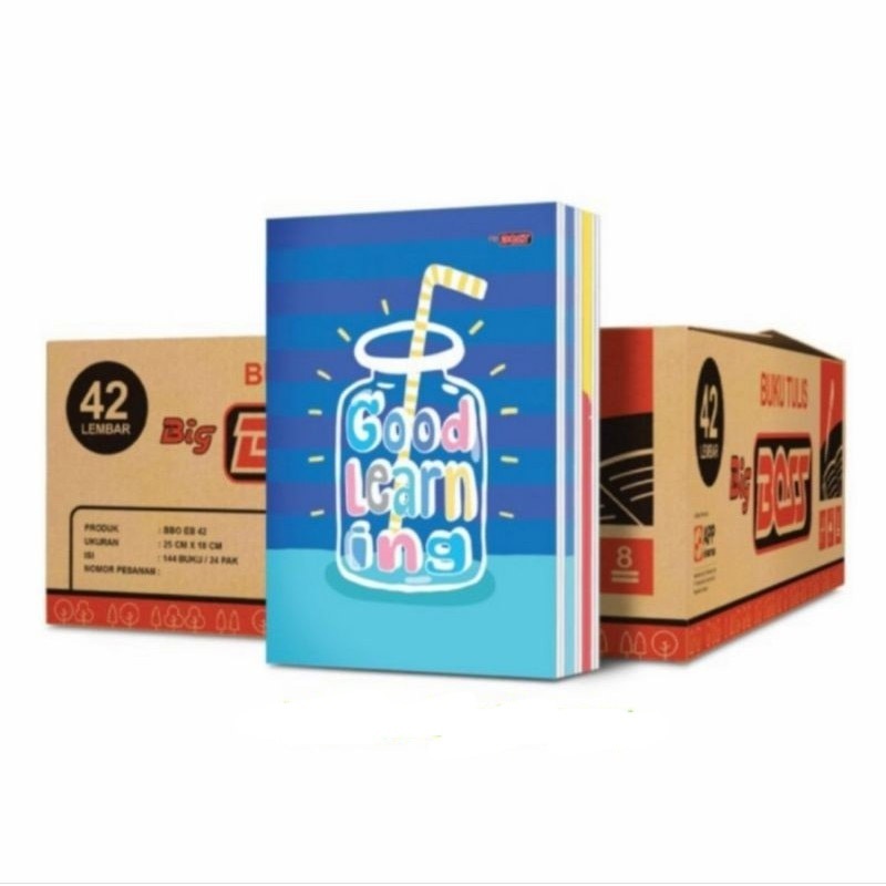 

Grosir 1 DUS Sinar Dunia Buku Tulis Boss SIDU 42 Lembar / Buku Tulis Big Boss 42 Lembar