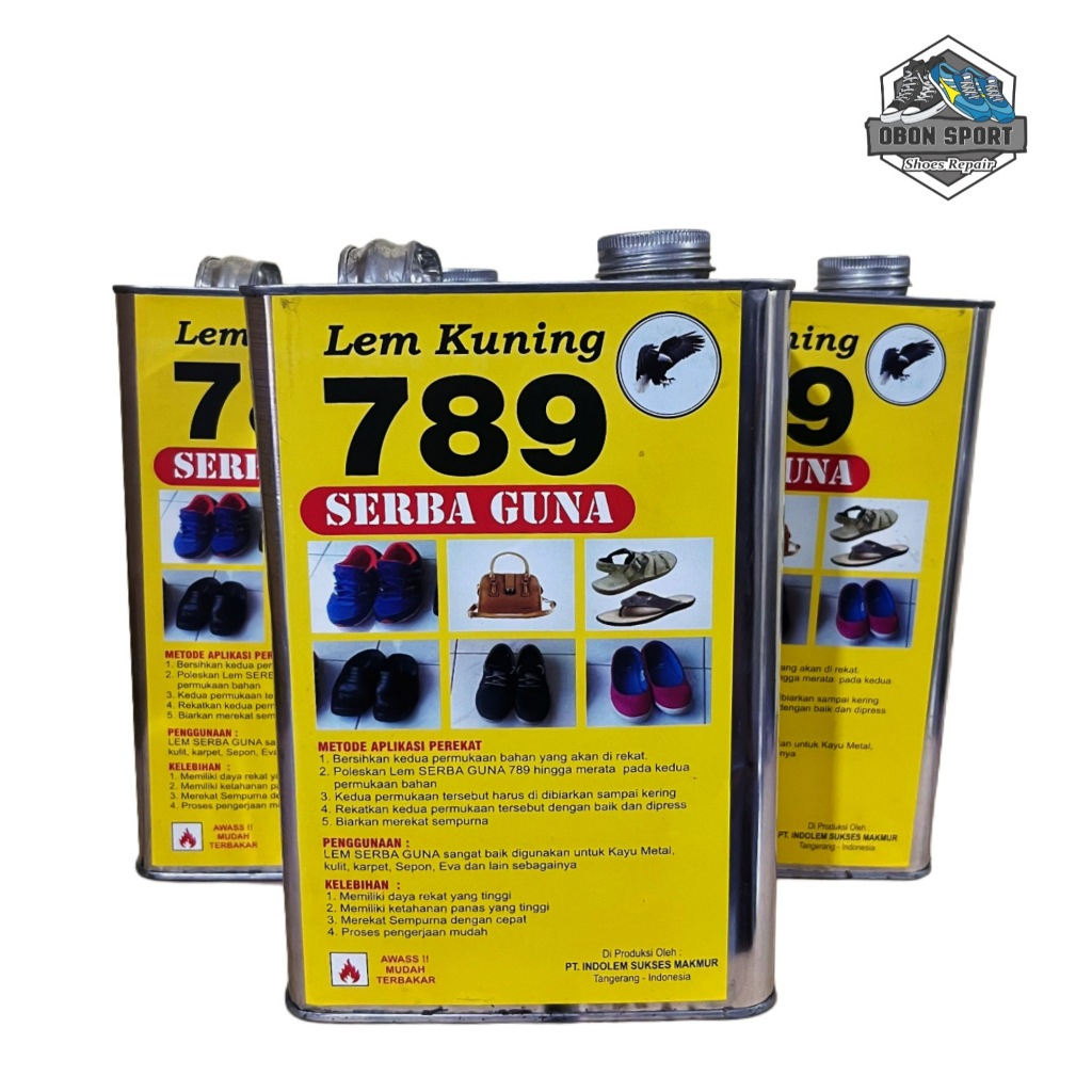 

Lem Kuning 789 Serba Guna - Lem Sepatu, Sendal, Dll - Lem Perekat Serbaguna Lem Material Industri