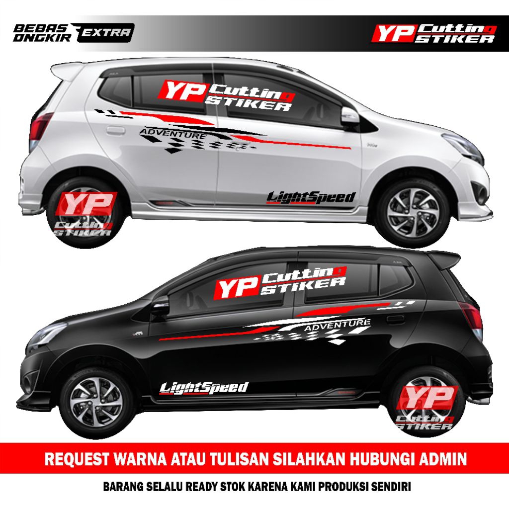 Sticker mobil ayla-agya light sticker list minimalist mobil ayla-agya stiker mobil ayla-agya keren
