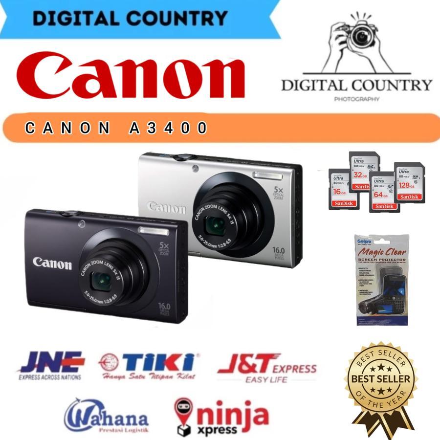 CANON POWERSHOT A3400 IS / CANON A3400 DIGITAL CAMERA / CANON A3400 IS
