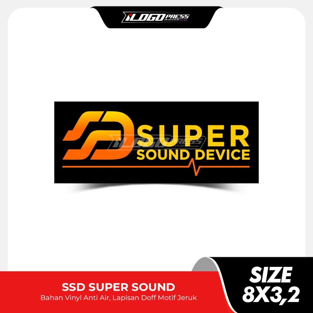 

SSD SUPER AUDIO - Stiker Sound System Bahan Vinyl Premium Anti Air Doff Motif Jeruk