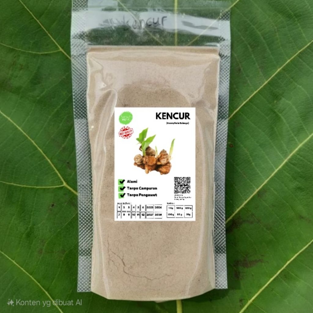 

Kencur Bubuk isi 50 Gram Serbuk Murni