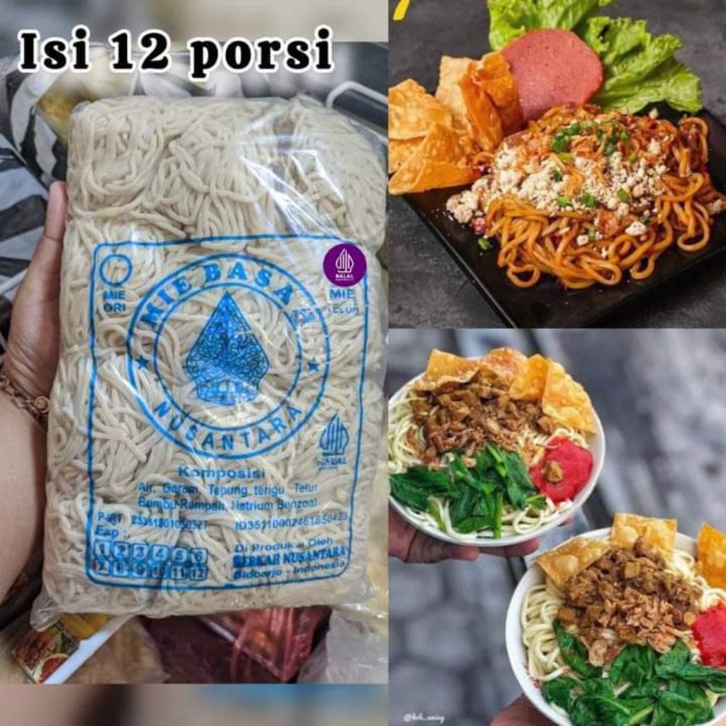 

Mie mentah mie basah untuk mie ayam mie pangsit mie gacoan mie ayam berat 1kg