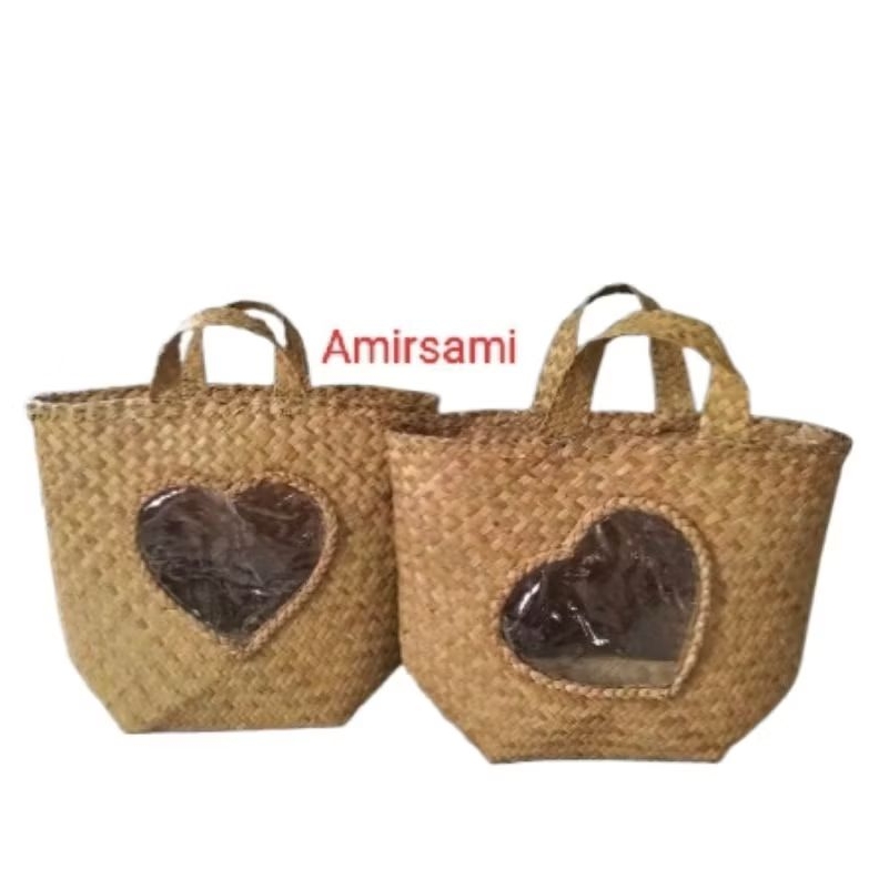 

TAS PURUN HAMPERS MIKA L MOTIF HATI