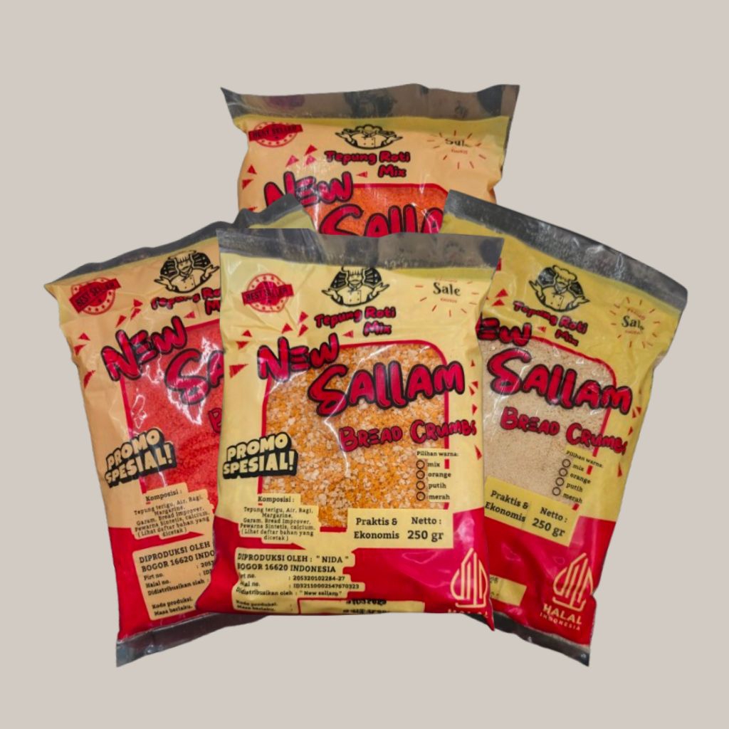 

Tepung Panir / Roti New Sallam 250 Gram All Varian