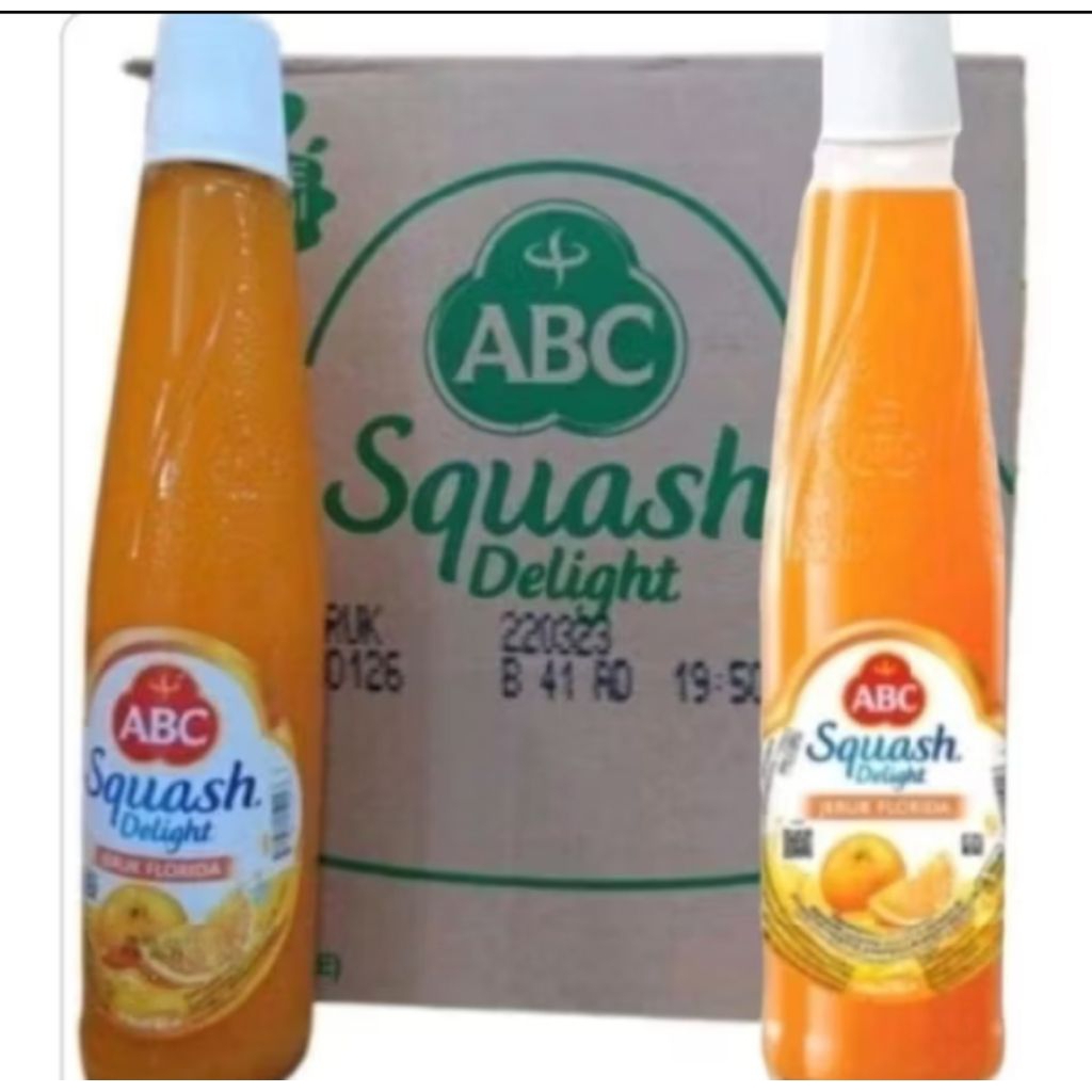 

syrop abc squesh deligh jeruk floridina 450ml perdus isi 12 botol