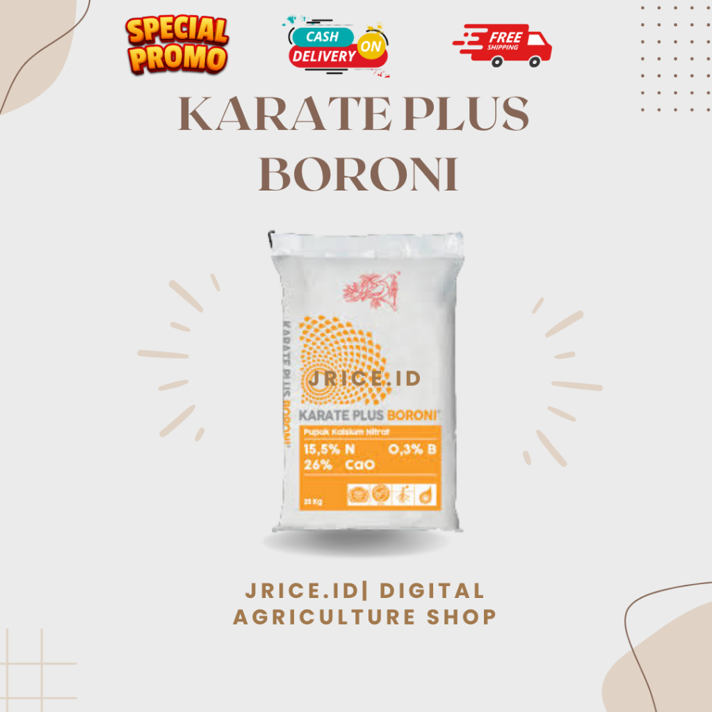 PUPUK KARATE PLUS BORONI 50 KG ORIGINAL MEROKE