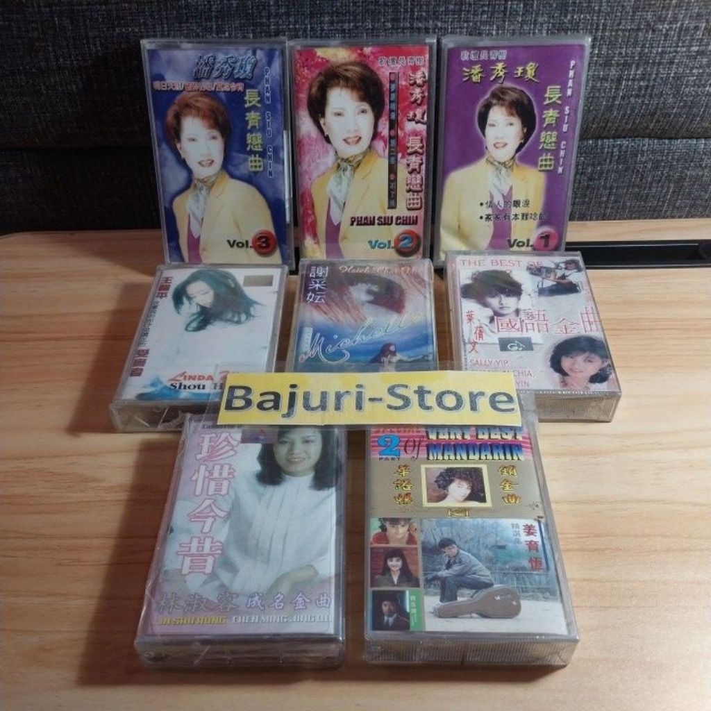Kaset Pita Mandarin/Penyanyi "Linda Wong"  "Michelle"  "Sally Yip"  "Phan Siu Chin"  "Chen Se An" /S