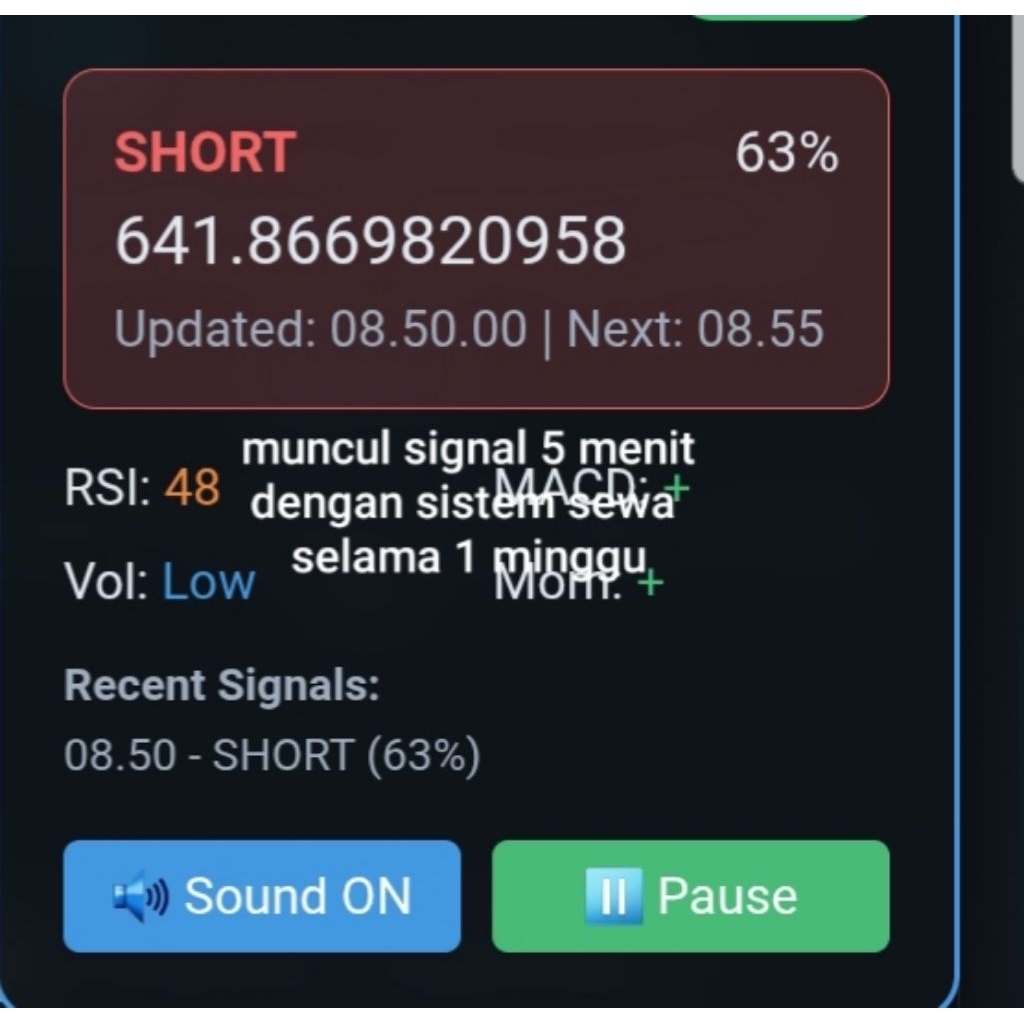 (sering dicari)indikator signal crypto IDX full skrip