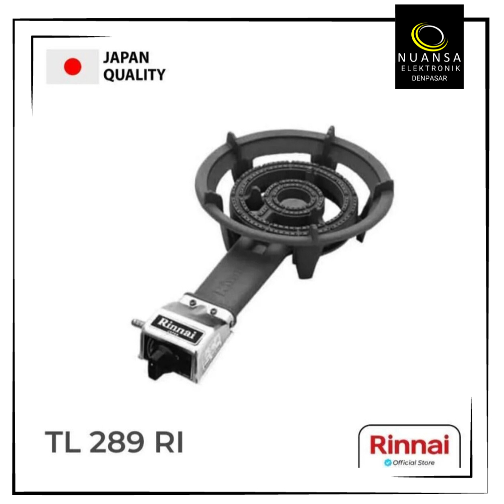 KOMPOR GAS RINNAI TL 289 RI / TL-289RI / TL289RI  - NUANSA ELEKTRONIK DENPASAR