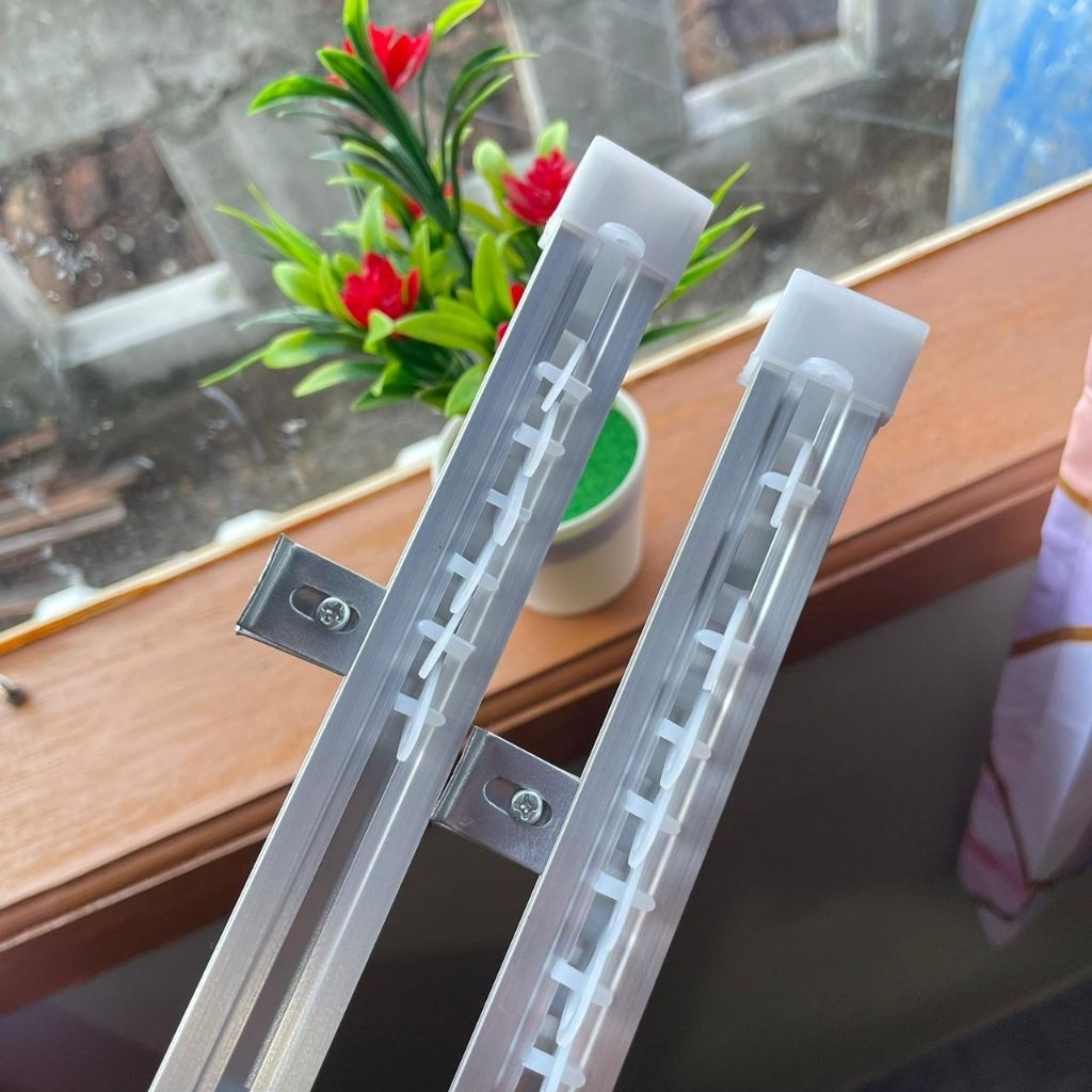 BATANG GORDEN FULL SET/ BESI BALOK/ RELL GORDEN KOTAK ALUMUNIUM