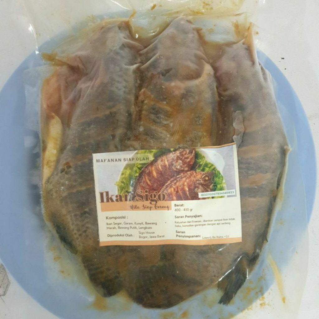 

Ikan nila bumbu kuning vakum