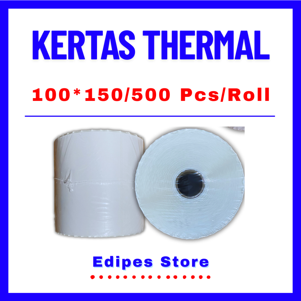 

Kertas Resi Thermal isi 500pcs / Roll 100x150
